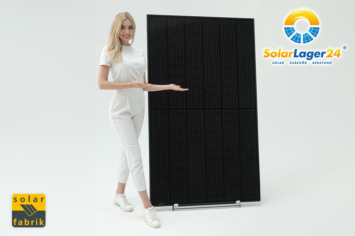 SolarFabrik Mono S4 Trend Black 450W Doppelglas Solarmodul