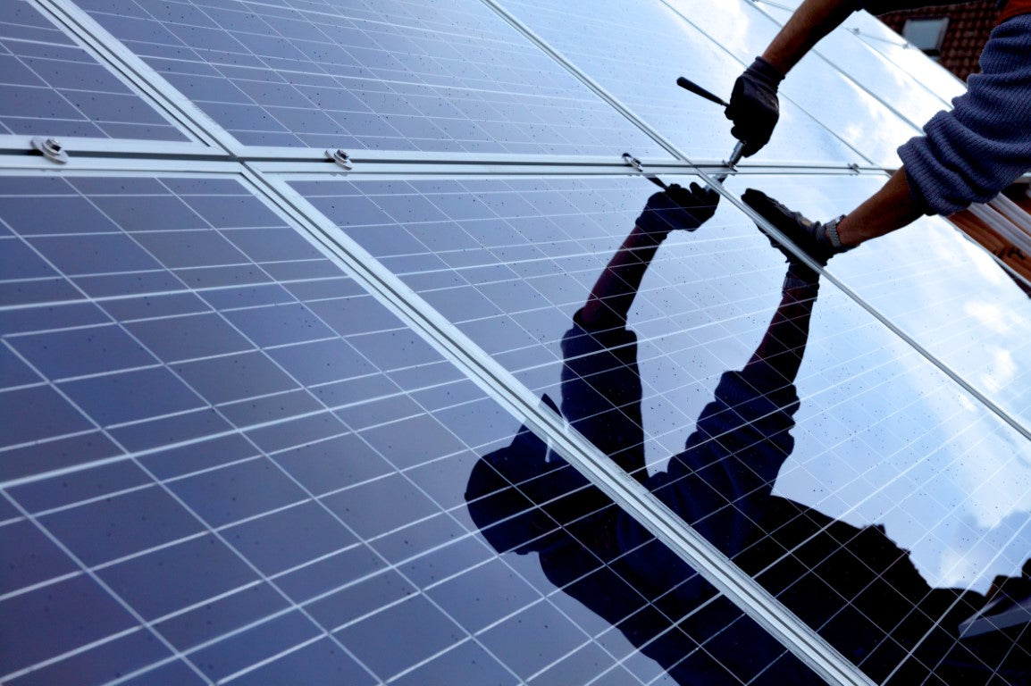 Komplettpaket 10 KWp Ziegeldachmontage Trina Solar 450W Modulen (+ Huawei Speicher 5-15 kWh)