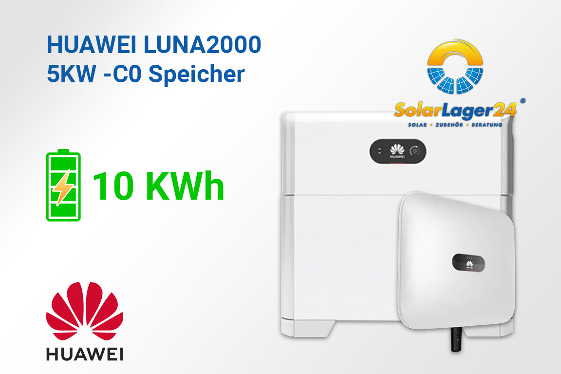 Komplettpaket 10 KWp Ziegeldachmontage Trina Solar 450W Modulen (+ Huawei Speicher 5-15 kWh)
