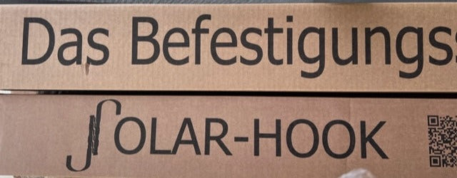 Solar Hook Premium Befestigungssystem für Balkonkraftwerk (rechteckige, senkrechte Geländerstäbe)