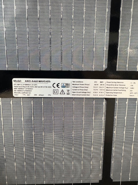 AIKO 460W NEOSTAR 2S+ (GEN 2) N-Type Solarmodul, AIKO-A-MAH54Db