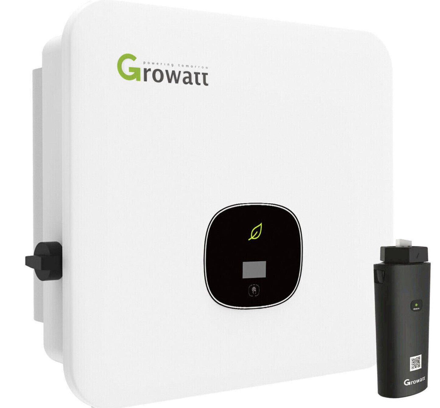 Growatt 3-phase inverter MOD 4000TL3-XH with WiFi stick for solar energy systems.