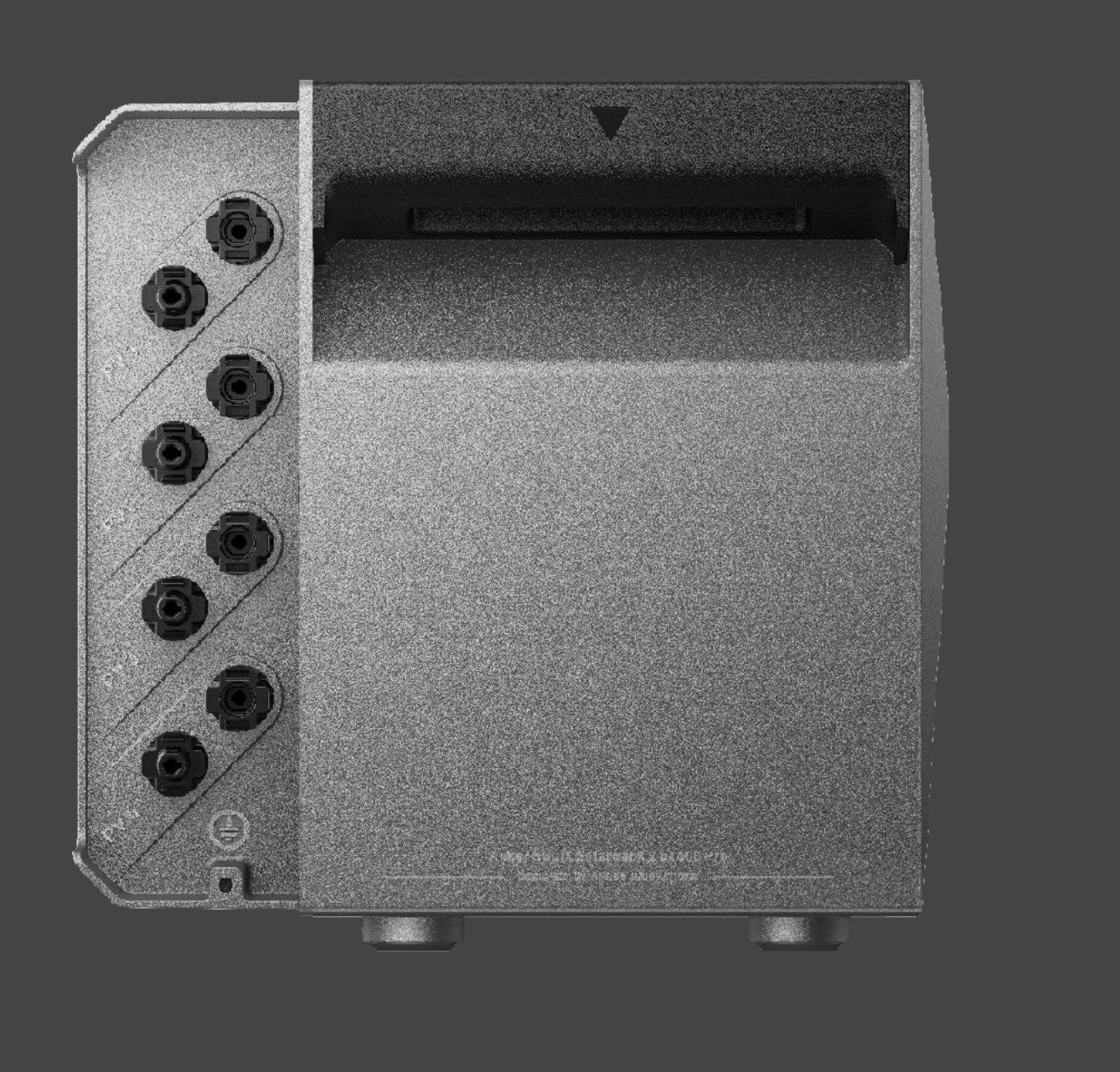 Anker Solix Solarbank 3 Pro front view showcasing multiple input and output ports.