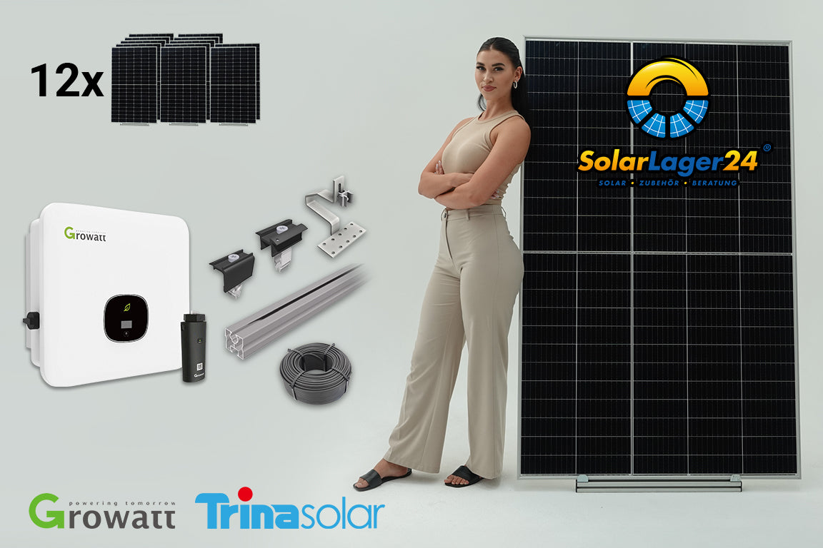 Komplettpaket 5 KWp für Ziegeldach