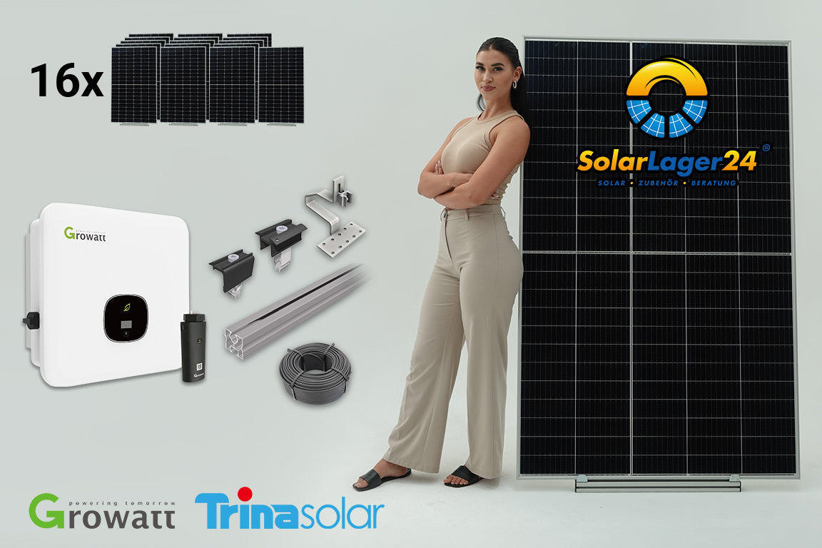 Komplettpaket 7 KWp für Ziegeldach