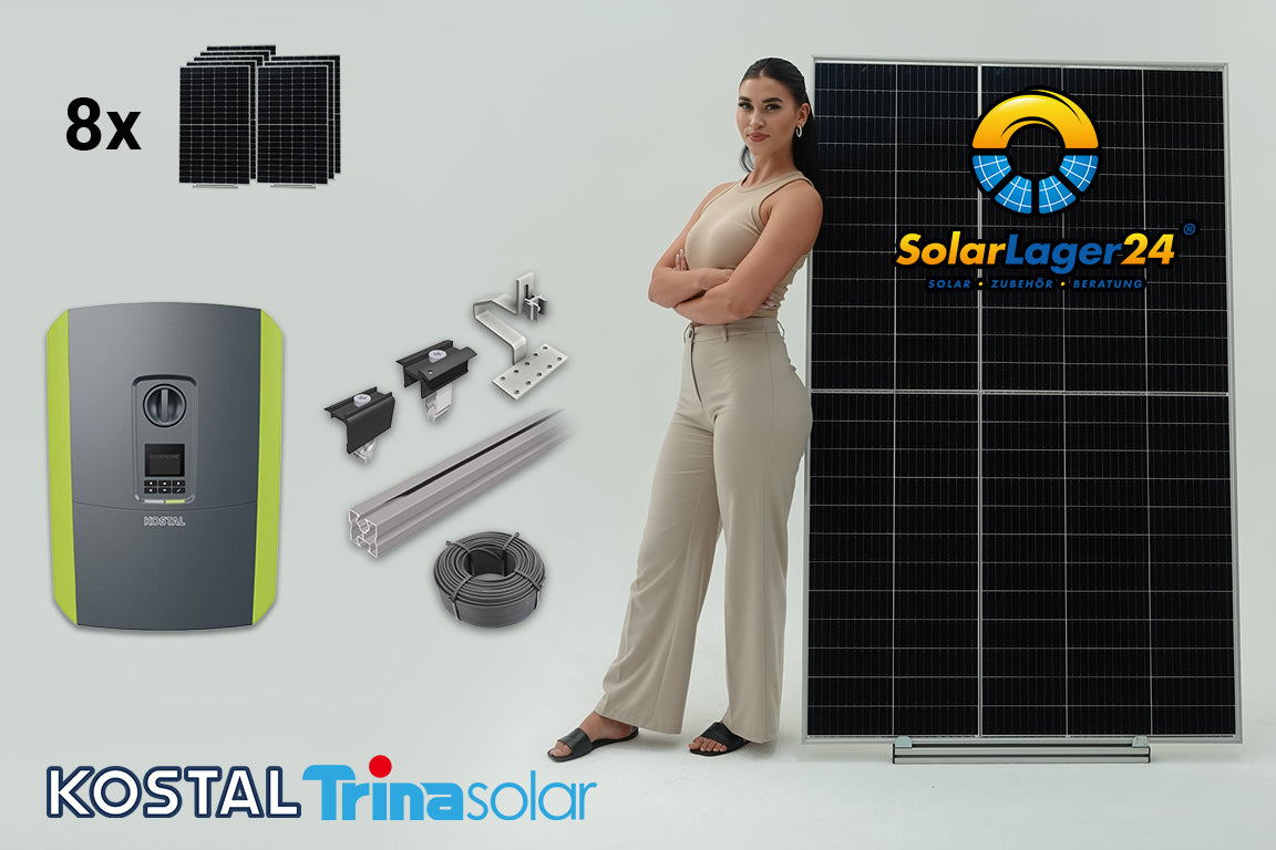 PV Komplettpaket 3 KWp für Ziegeldach