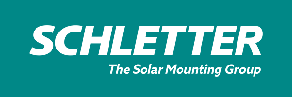 Schletter logo representing The Solar Mounting Group for flat roof solar installations.