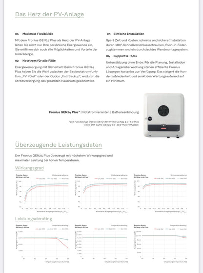 FRONIUS Symo GEN24 3.0 bis 10.0 Plus ## Hybridwechselrichter ##