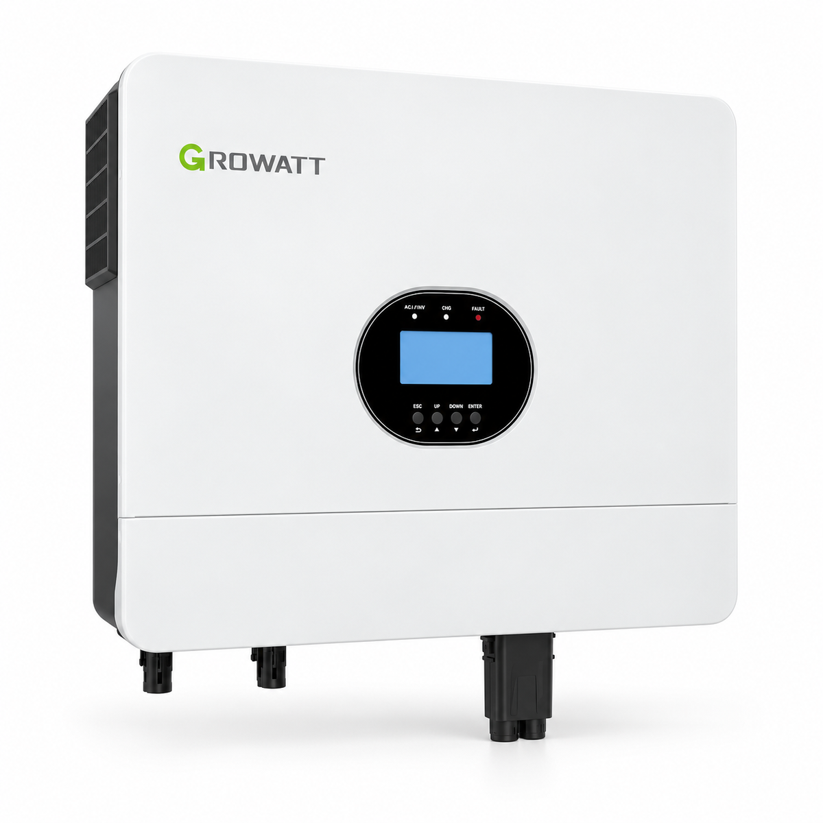 Growatt SPF 6000 ES Plus – Produktansicht auf weißem Hintergrund