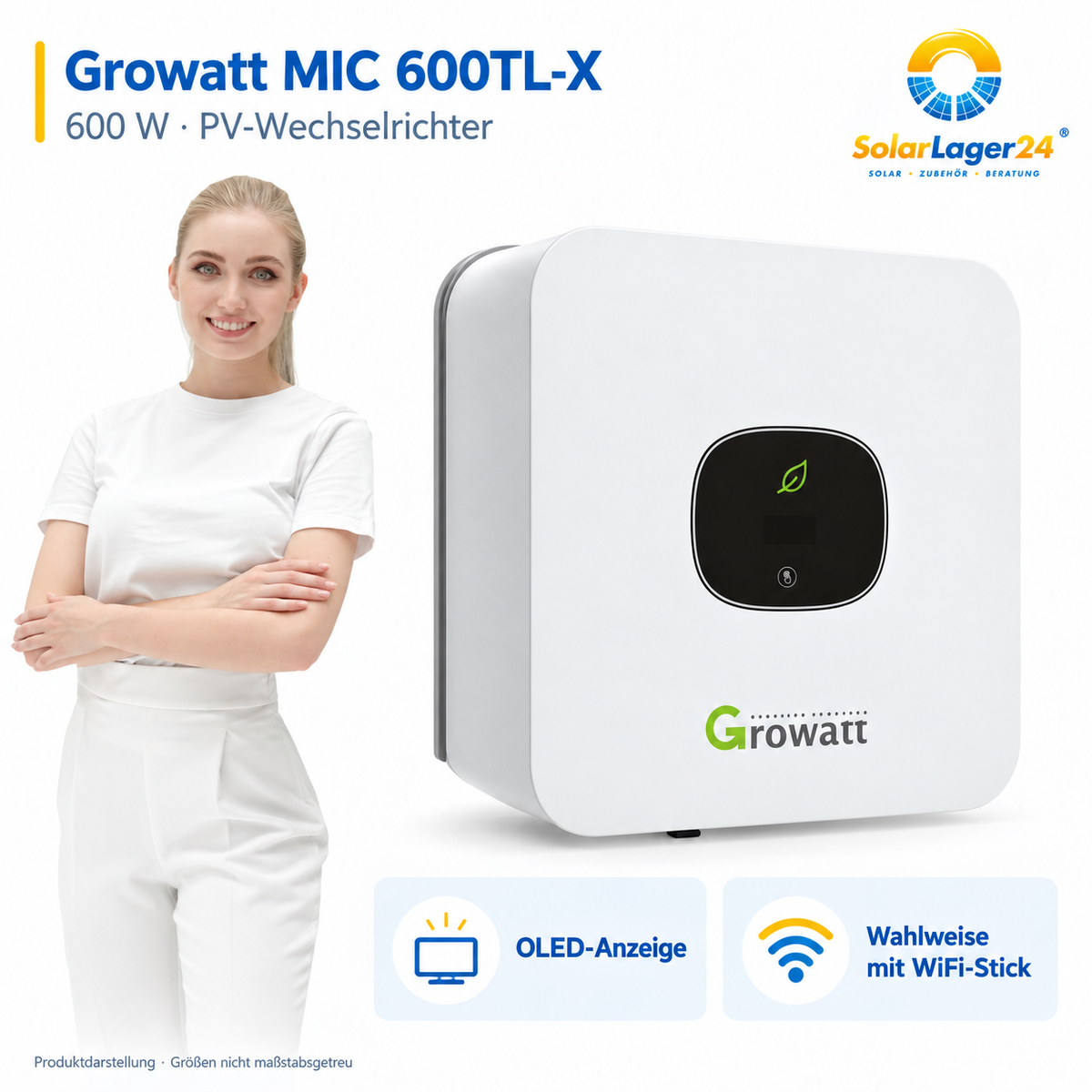 Growatt MIC 600TL-X – Produktübersicht mit wichtigsten Eigenschaften und SolarLager24 Model