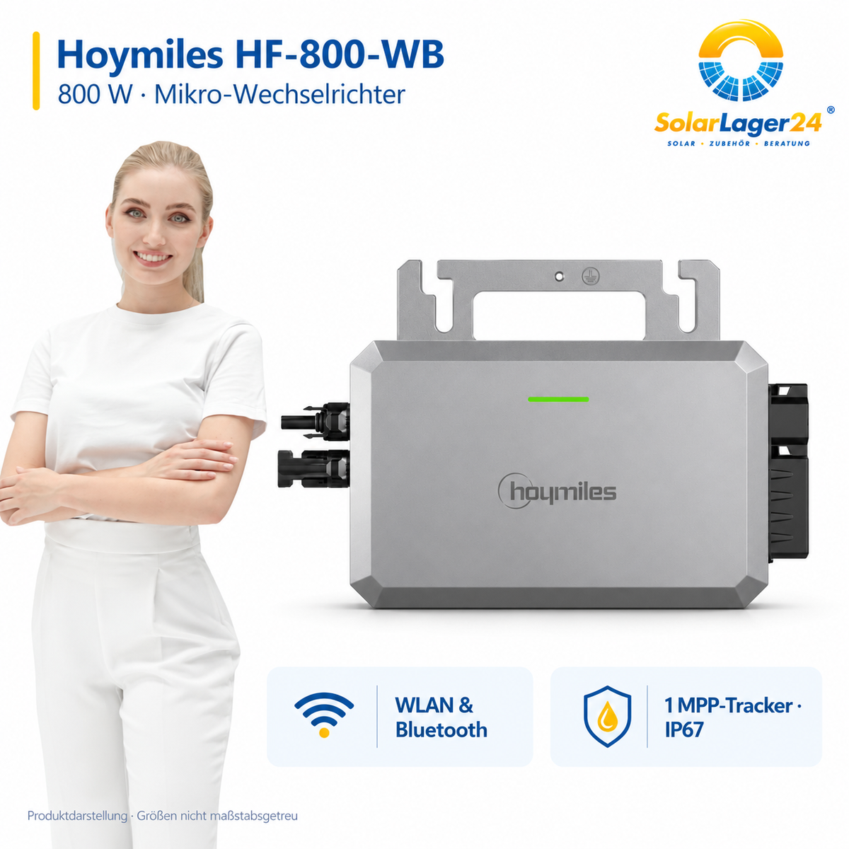 Hoymiles HF-800-WB – Produktübersicht mit wichtigsten Eigenschaften und SolarLager24 Model
