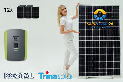 SOLARANLAGE 5,1 KWp ## Kostal Hybrid WR + 12 Solarmodule Trina Solar a 425W ##