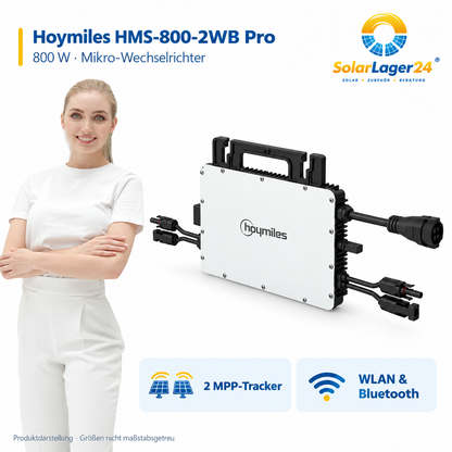 Hoymiles HMS-800-2WB Pro – Produktübersicht mit wichtigsten Eigenschaften und SolarLager24 Model