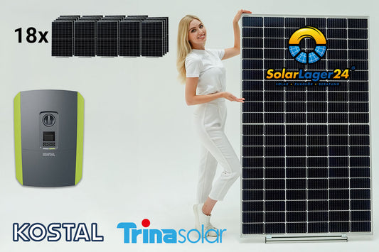 SOLARANLAGE 7,65 KWp ## Kostal Hybrid WR + 18 Solarmodule Trina Solar a 425W ##