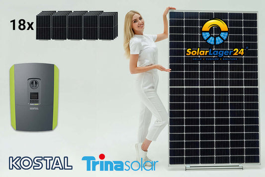 SOLARANLAGE 7,92 KWp ## 18x Solarmodul Trina Solar a 440W DG + Kostal Plenticore ##