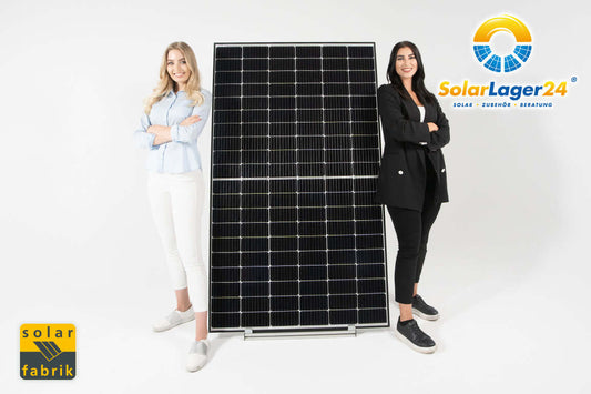 SolarFabrik 445W Doppelglas Solarmodul Mono S4 Trend Powerline, bifazial