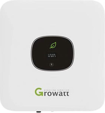 Growatt MIC 1500TL-X Wechselrichter für Solaranlagen mit Display und grünem Logo.