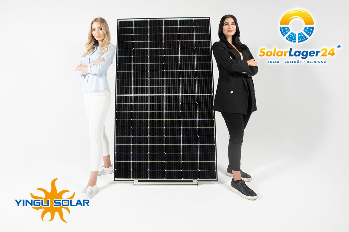 Yingli Solar 410W Solarmodul ## Glas-Glas, Mono, Halbzelle, bifacial ##