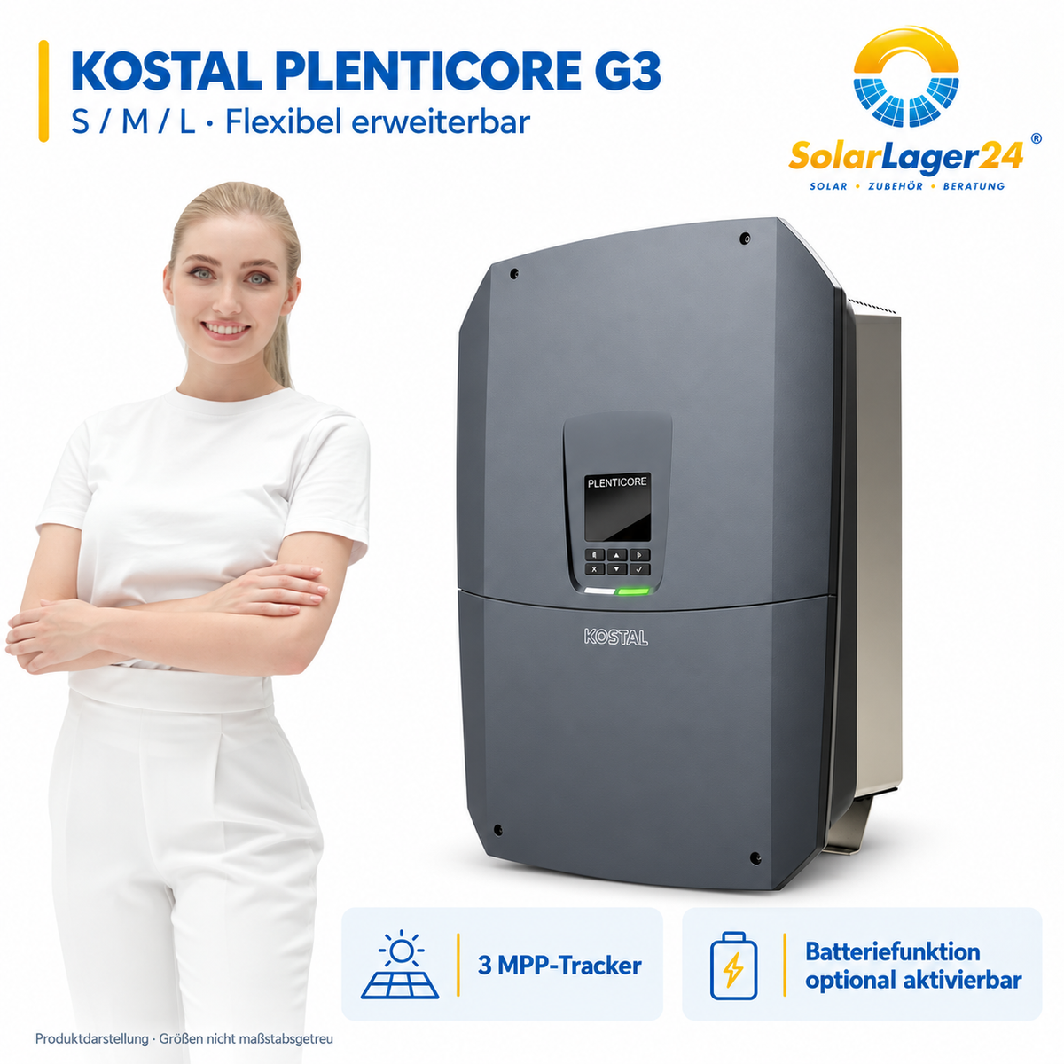 KOSTAL PLENTICORE G3 – Produktübersicht mit wichtigsten Eigenschaften und SolarLager24 Model