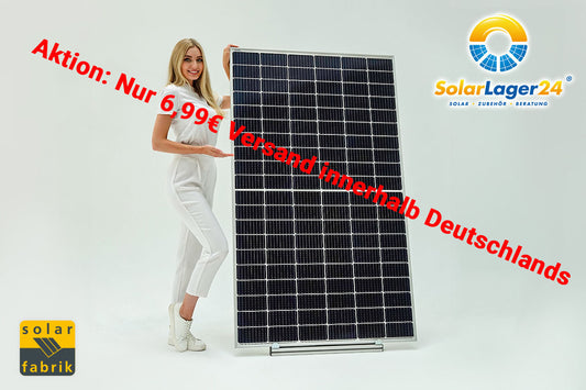 SolarFabrik 440W "Mono S4 Trend Powerline" Doppelglas Solarmodul, bifazial (1-36 Stück)