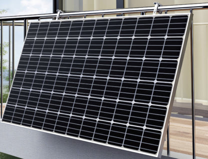 Befestigungssystem für Balkonkraftwerk, Balkonhaken-Set für Solarmodule