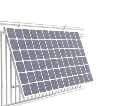 Befestigungssystem für Balkonkraftwerk, Balkonhaken-Set für Solarmodule