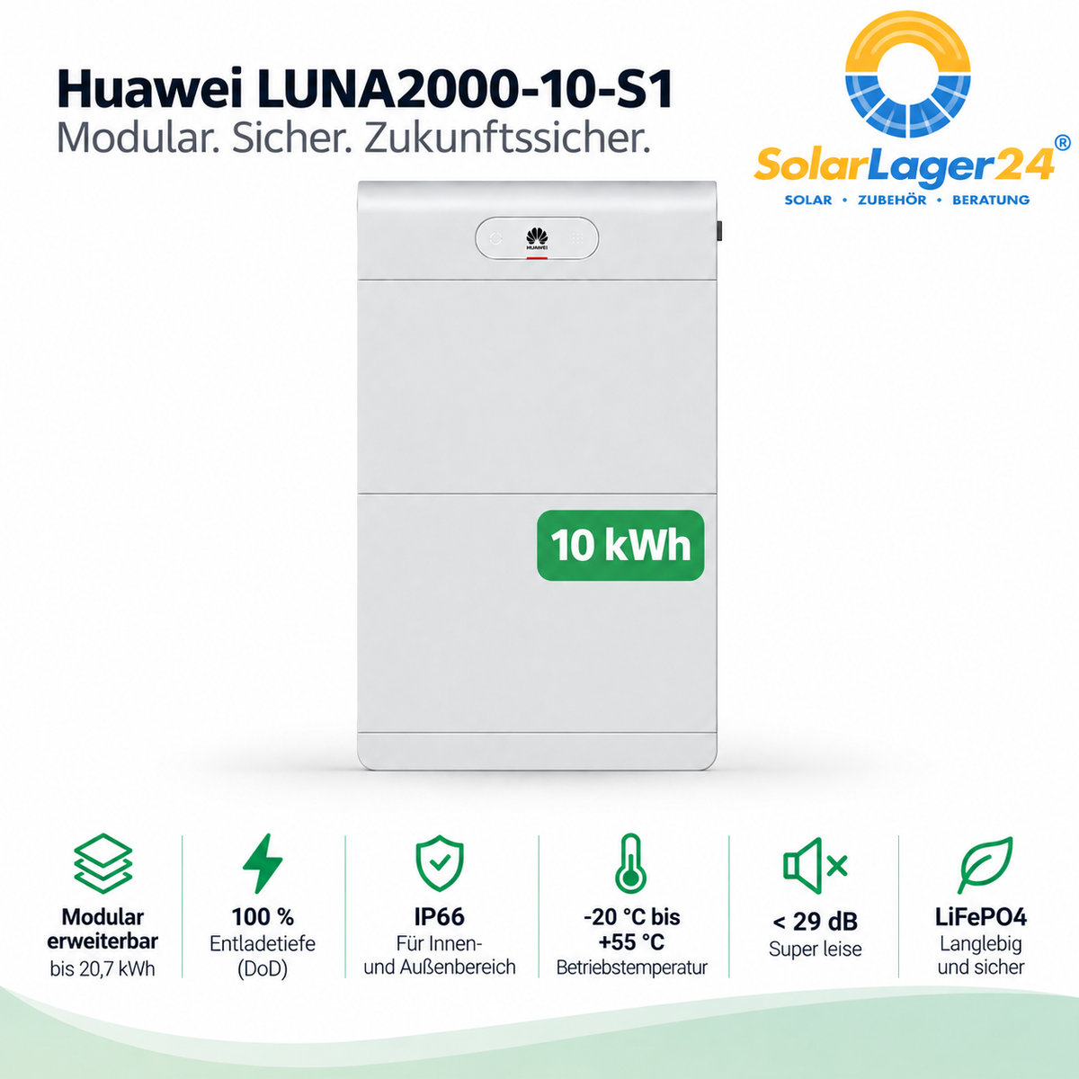 Huawei LUNA2000-10-S1 Batteriespeicher 10 kWh | LiFePO4