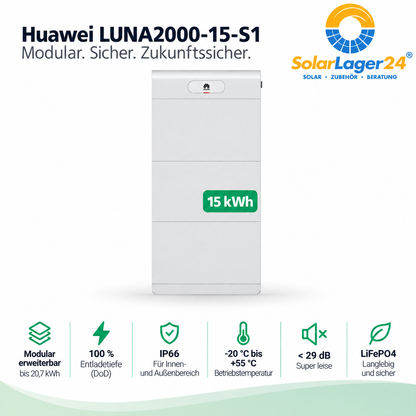 Huawei LUNA2000-15-S1 Batteriespeicher 15 kWh | LiFePO4