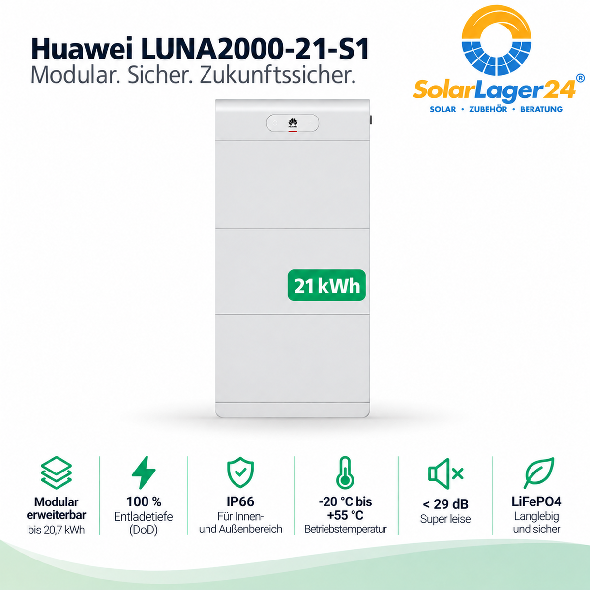 Huawei LUNA2000-21-S1 Batteriespeicher 21 kWh | LiFePO4