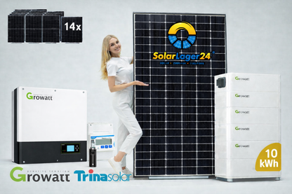 PV-Komplettpaket mit Notstrom 6440Wp mit 10 Kwh ARK Batterie Speicher