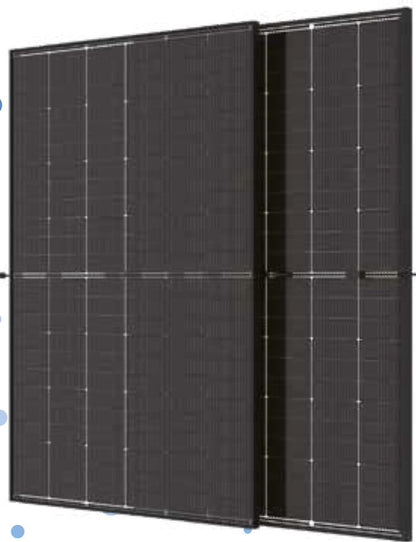 SOLARANLAGE 10KWp mit 10320W Black Doppelglas bifazial ## Growatt / Trina Solar ##