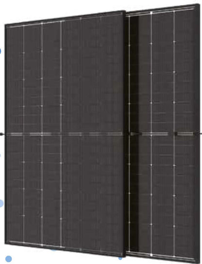 SOLARANLAGE 10KWp mit 10320W Black Doppelglas bifazial ## Growatt / Trina Solar ##