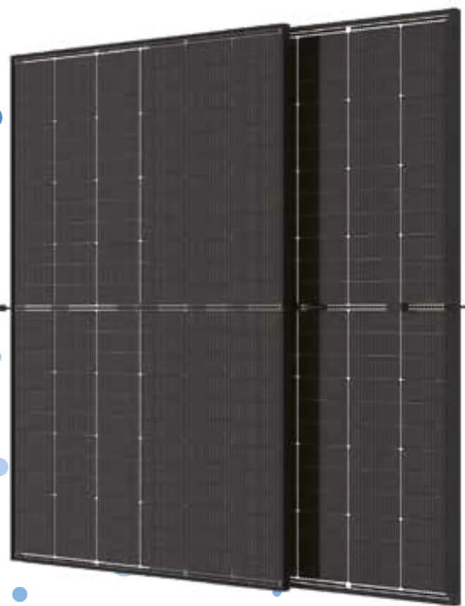 SOLARANLAGE 4300W Black Doppelglas bifazial ## Growatt / Trina Solar ##