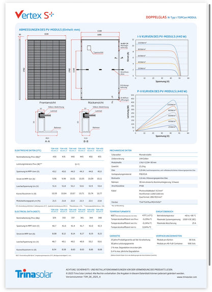 MARSTEK Komplettset 5,12 kWh Stromspeicher + Mikrowechselrichter + Trina Solarmodule