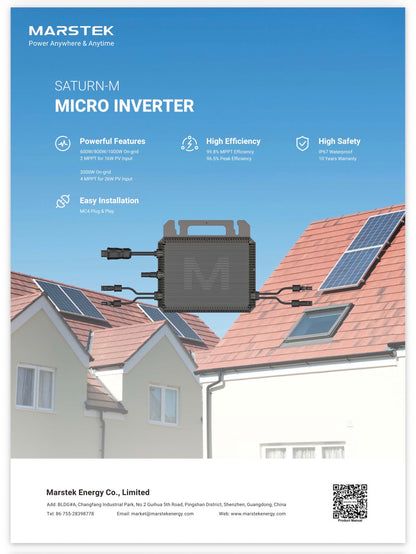 MARSTEK Komplettset 5,12 kWh Stromspeicher + Mikrowechselrichter + Trina Solarmodule