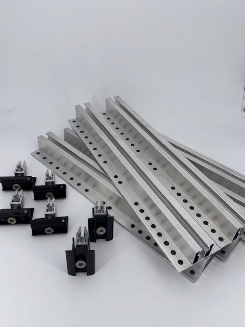 Trapezblechdach Montageset für 2 Solarmodule Balkonkraftwerk