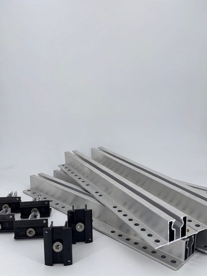 Schletter Trapezblech Montageset für 2 Solarmodule | PV-Unterkonstruktion