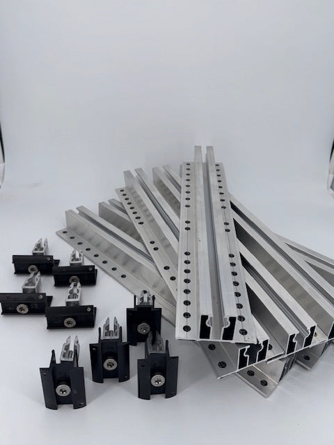 Trapezblechdach Montageset für 3 Solarmodule Balkonkraftwerk