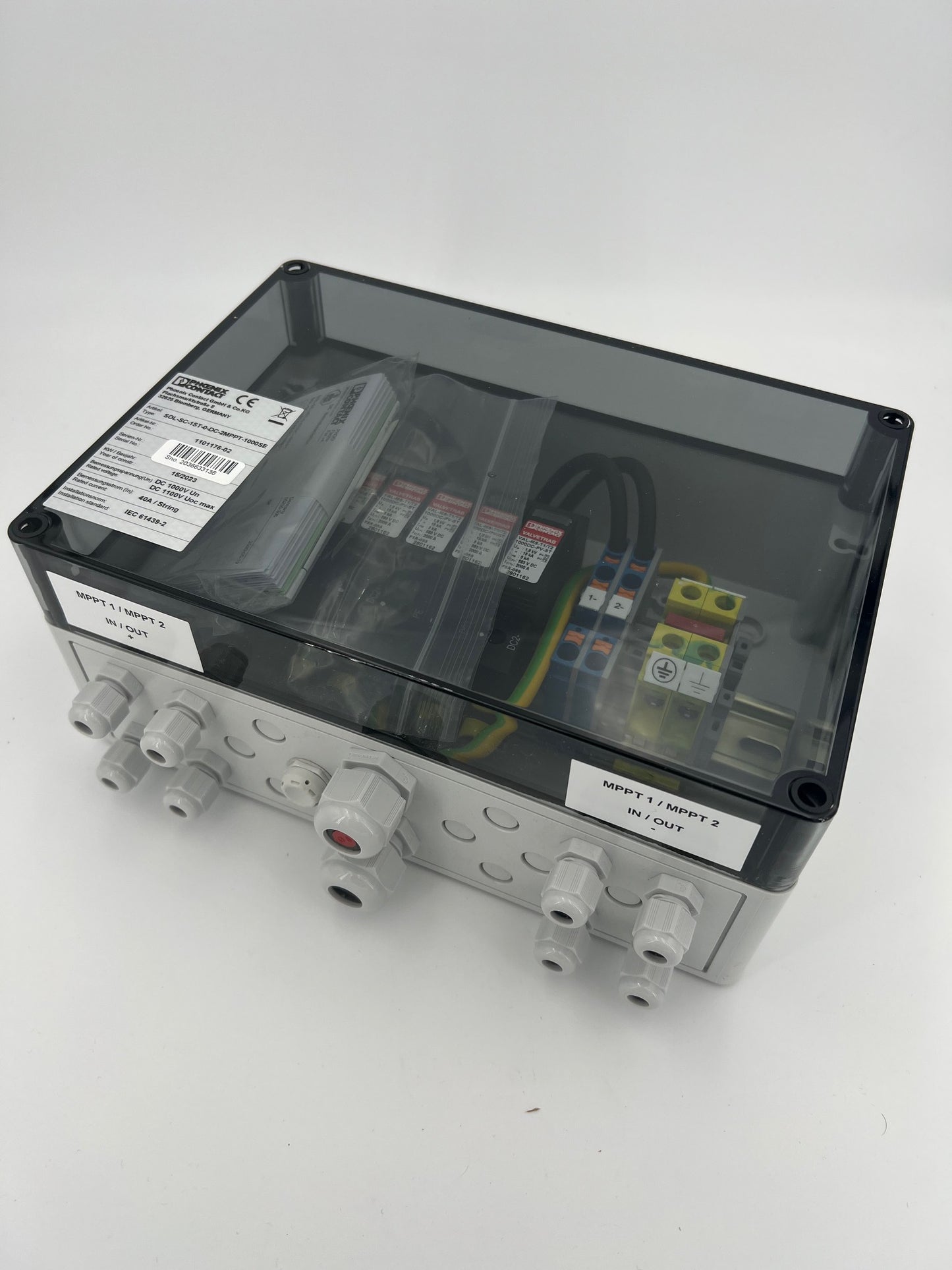 PHOENIX CONTACT "SOL-SC-1ST-0-DC-2MPPT-1000SE", Generatoranschlusskasten