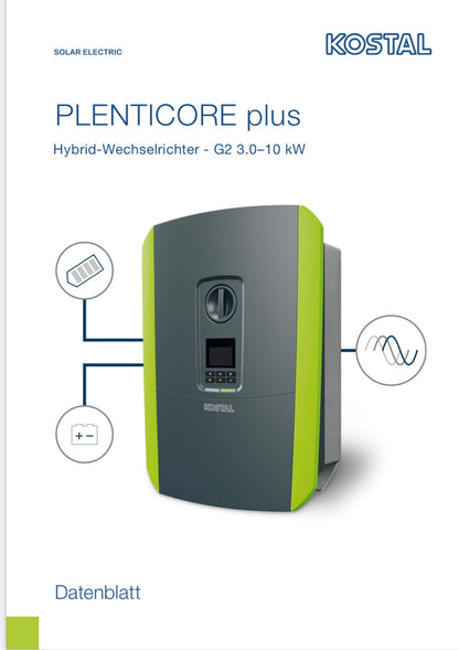 Kostal PLENTICORE plus G2 Hybrid Wechselrichter Serie 3.0 -10 kW