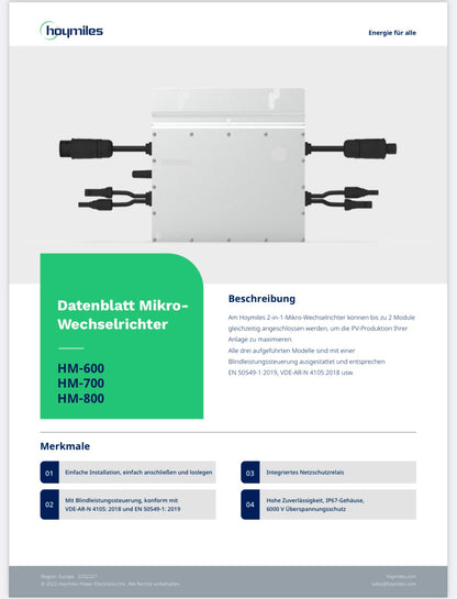 Balkonkraftwerk 1290 Wp "Trio Zebra Flat"