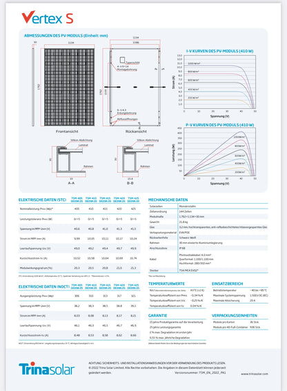 Komplettlösung FullBlack "FD" 10 KW inkl. 10KW Speicher ## Solarmodule, Wechselrichter, 10 KW Speicher + UK für Flachdach ##