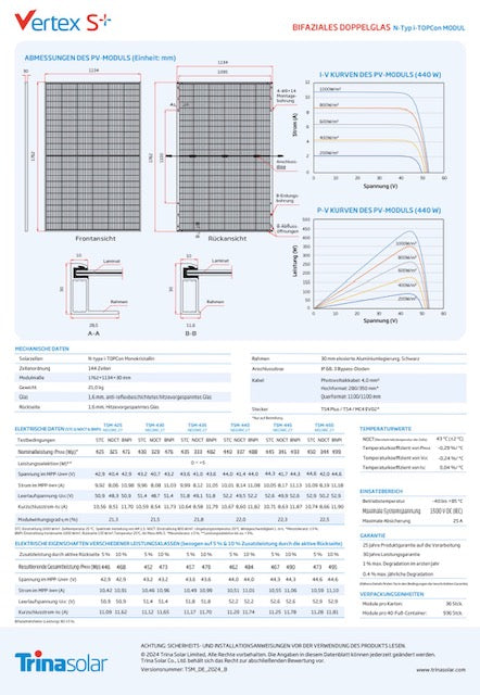 Balkonkraftwerk für 2 Solarmodule Flachdach