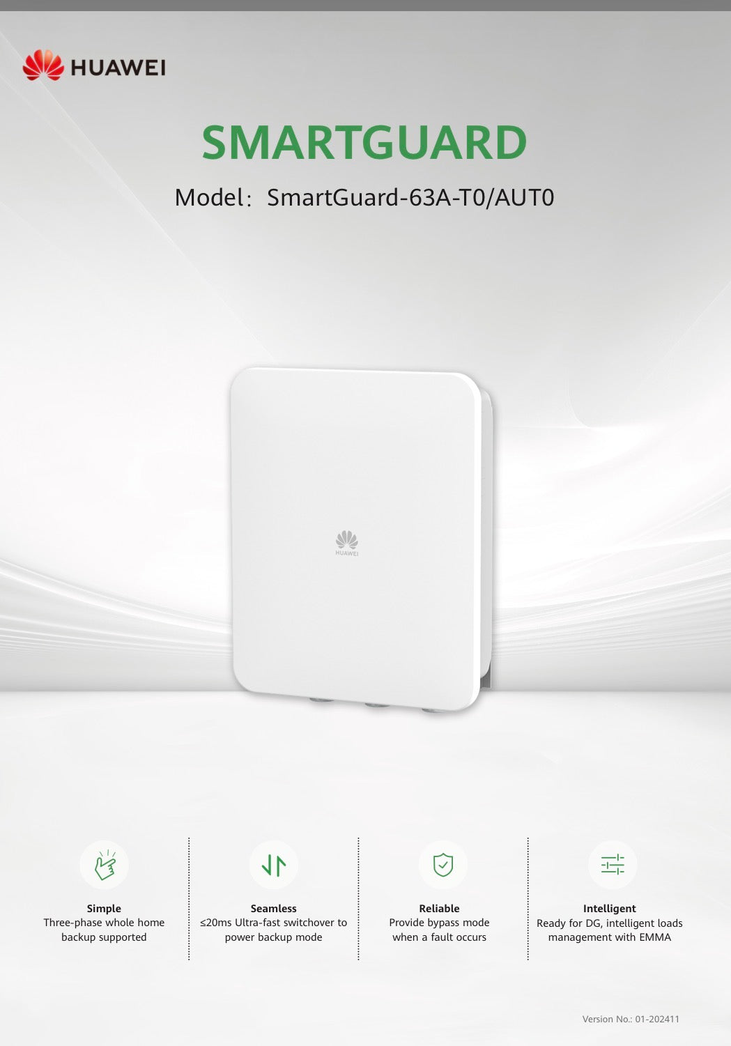 Huawei SmartGuard-63A-T0 BackUp & Energiemanagement