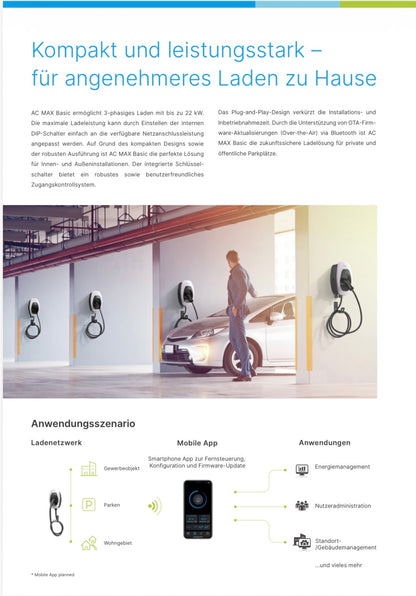 DELTA EV Charger 11kW Wallbox AC Max Basic