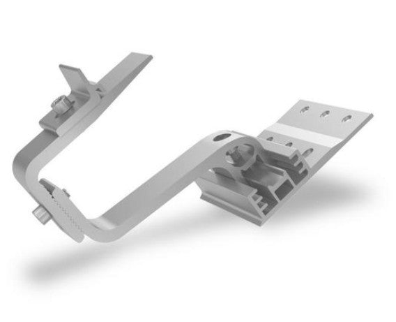 K2 Schrägdach Montageset für 2 - 24 Module (schwarz)