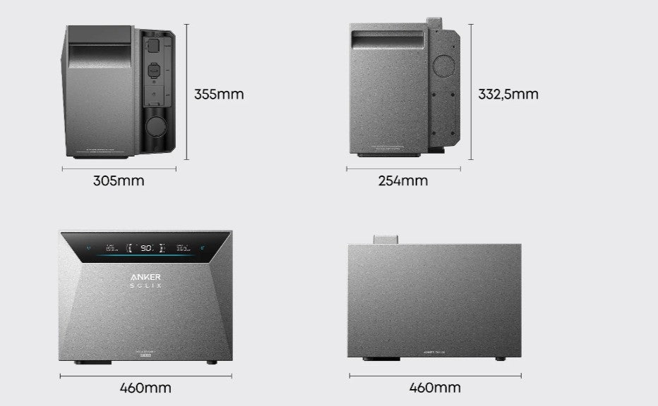 Anker SOLIX Solarbank 4 Pro, Balkonkraftwerk-Speicher, 4 MPPTs, 5000W Solareingang