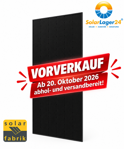 Solar Fabrik 285W Solarmodul Mono S5 Back Contact | Balkonkraftwerk