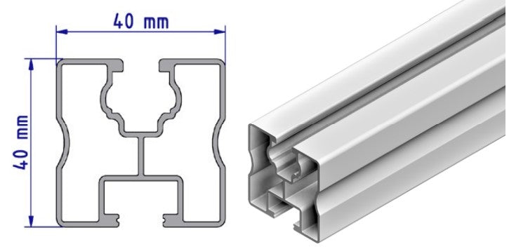 Schletter Aluminium Montageschiene 4,75m, Modultragprofil, 4 bis 24 Stück