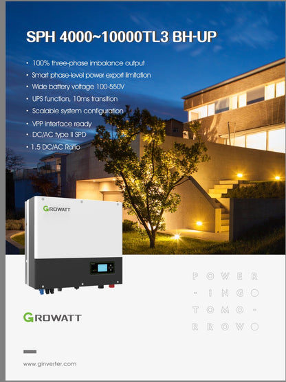 Solar system 6.37 KWp, 14 solar modules double glass Trina Solar a 455W + hybrid inverter